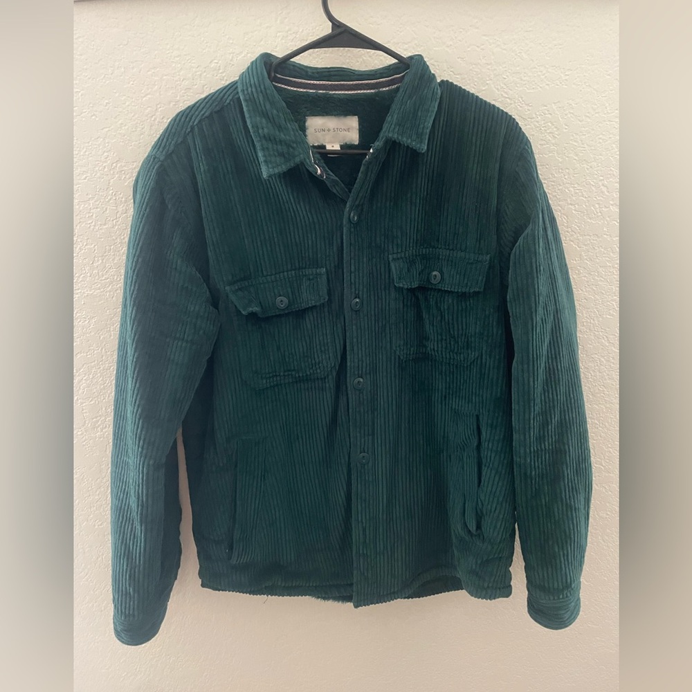 Teal Corduroy Jacket